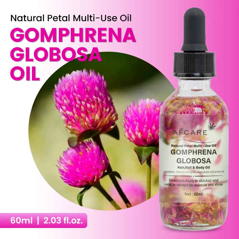 

Globe Amaranth 60ml Dried Flower Essential Oil Versatile for Skin Care Relaxation Home Add to Diffuser Spary DIY Candle and Soap