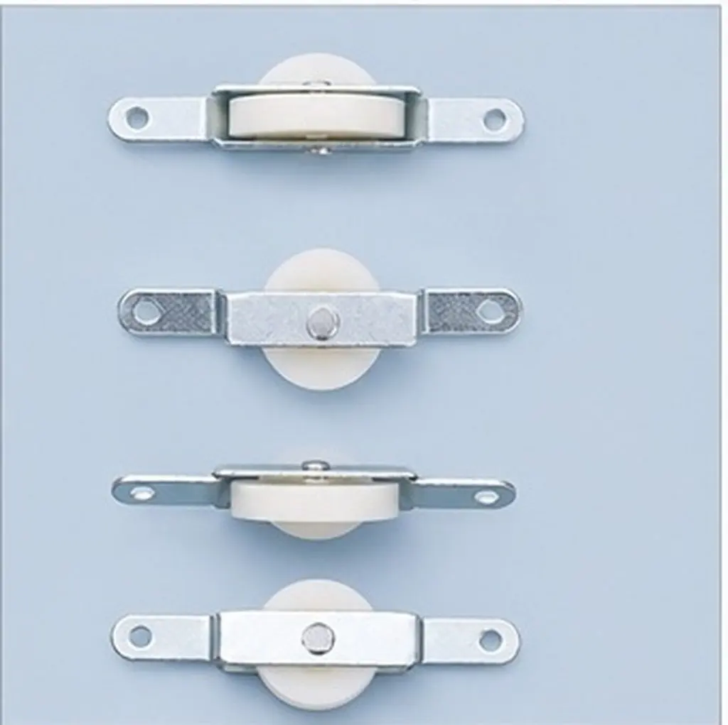 5Pcs Outdoor Umbrella Accessories Heavy Duty Sliding Pulley Bracket for Parasol Repair Replacement Pulley Wheels Garden Patio