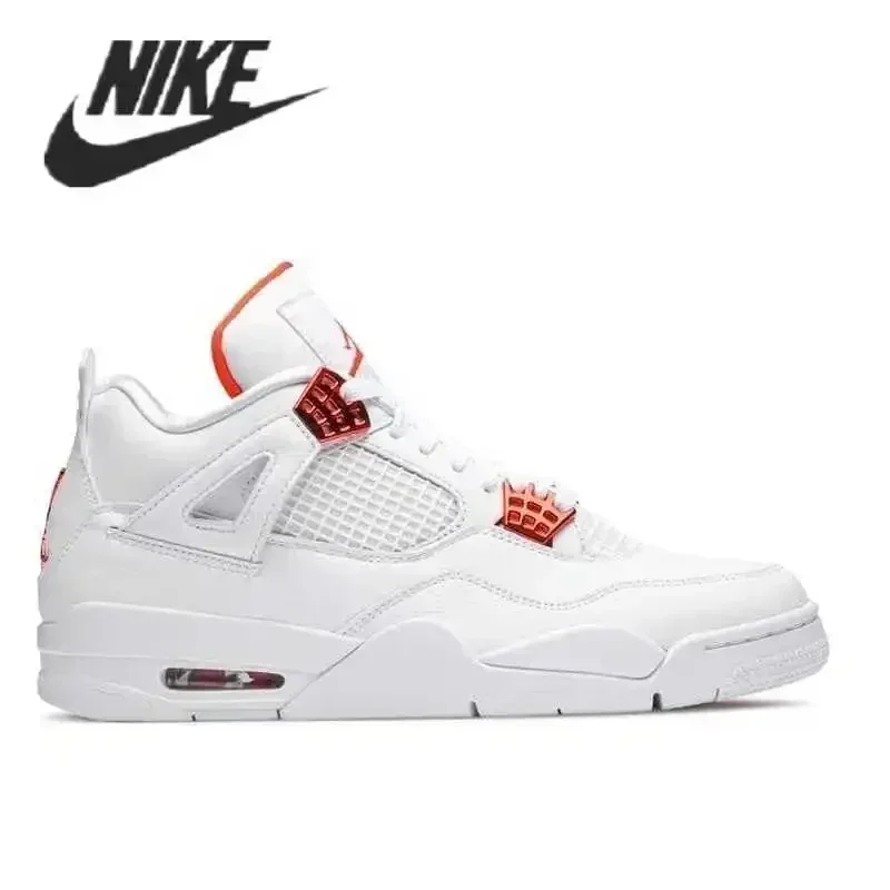 Nike Air Jordan 4 jeansowe AJ4 oddychające męskie nowość autentyczne buty do koszykówki sportowe trampki