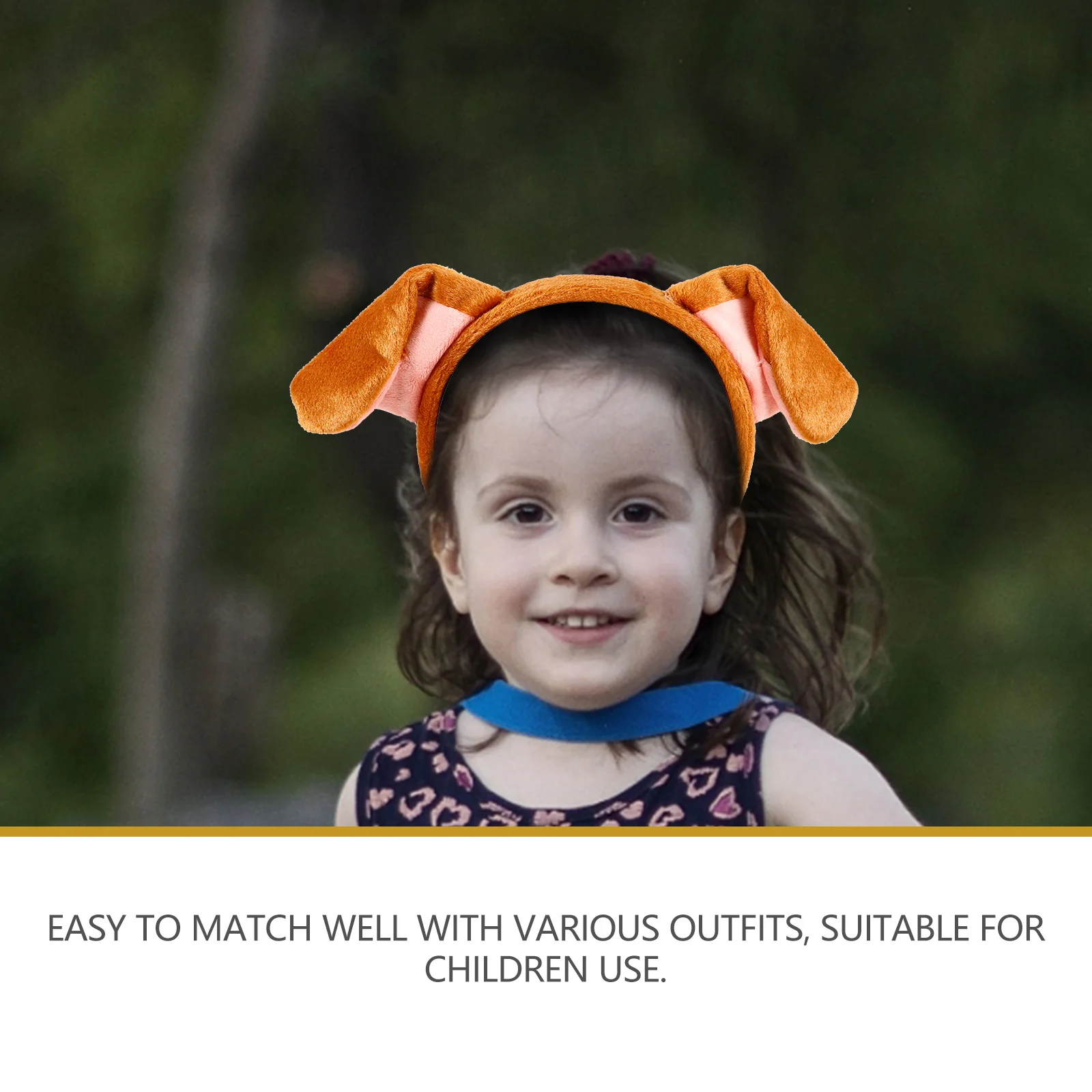 

1Pcs Cartoon Dog Ears Headband Stretchy Cloth Hair Loop Party Cosplay Photo Prop Headband Hair Loop Cloth Headdress