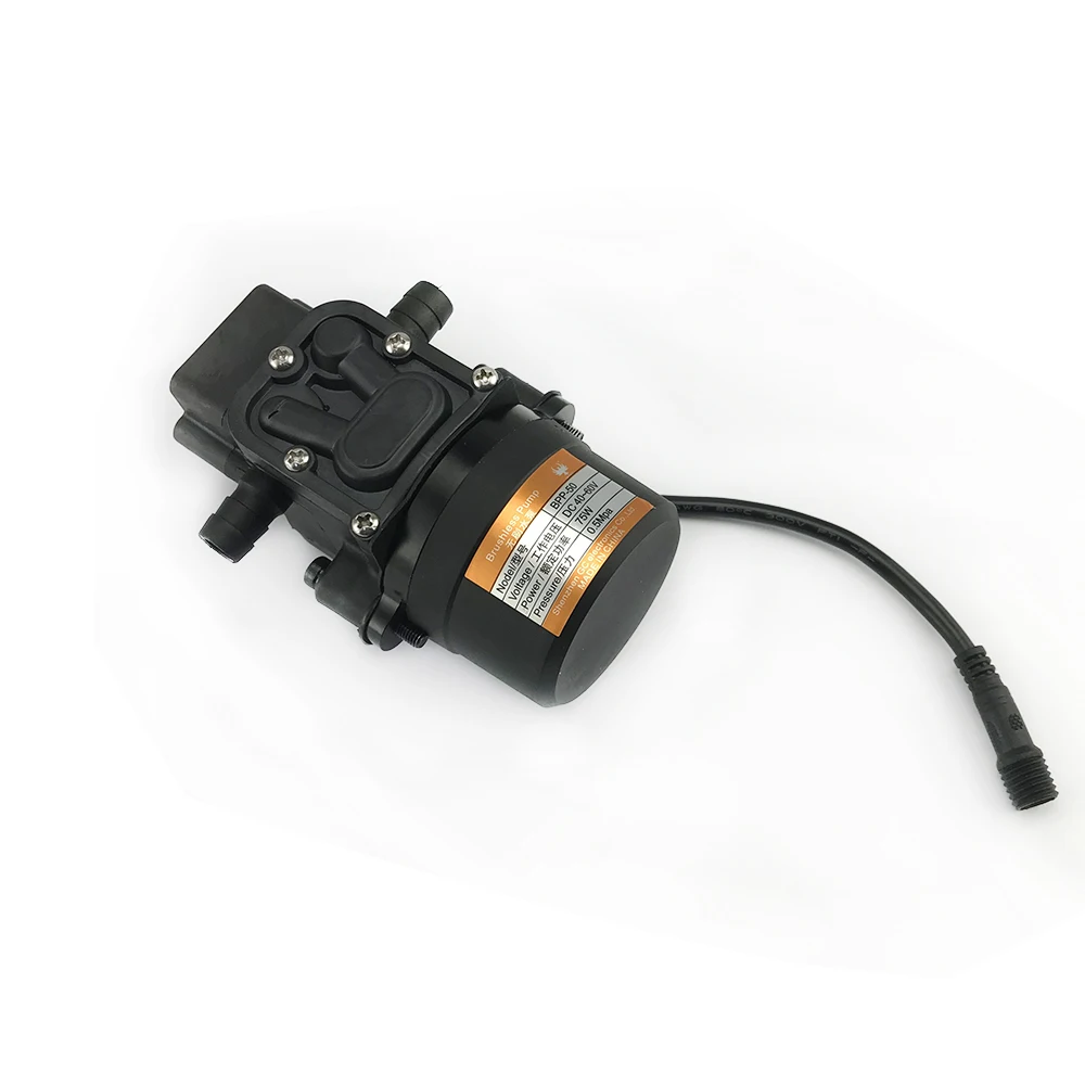 12S 75W Brushless Water Pump/Integrated Brushless Water Pump for Agricultural UAV Drone, DC 40-60V water pump For Drone