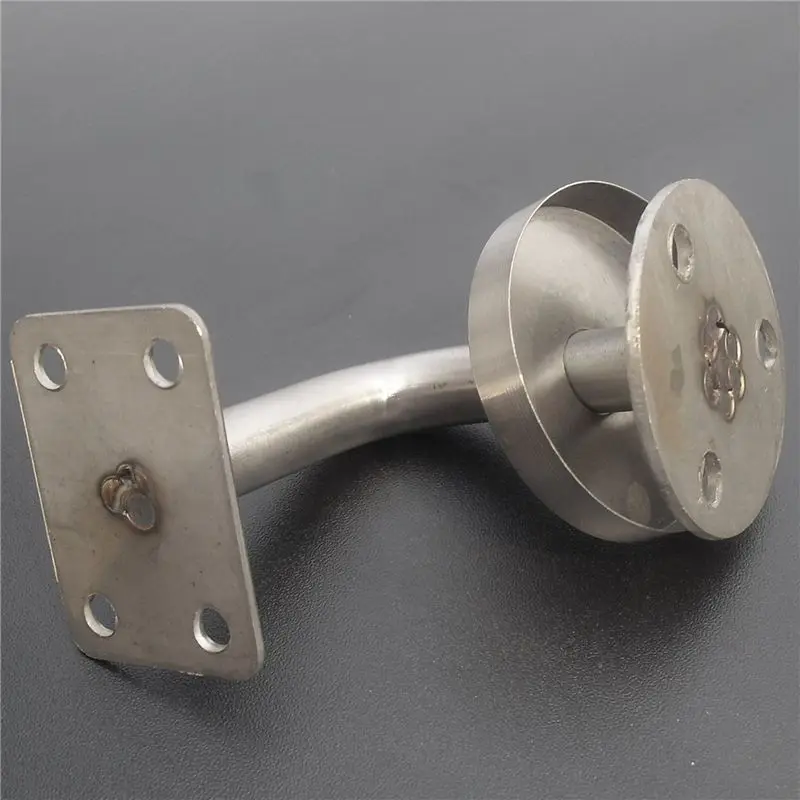 9PCS Elegant Replacement Handrail Bannister Stair Rail Supports Brackets For Hotel Gym Villa Restaurant Office Building