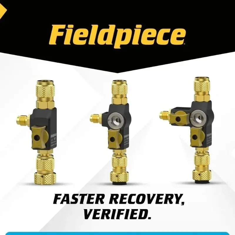 【Premium】A2L Compatible - HVAC Tools VC2G 1/4″ Valve Core Removal Tool Dual Valve with Sight Glass - Vacuum-Rated 20 microns