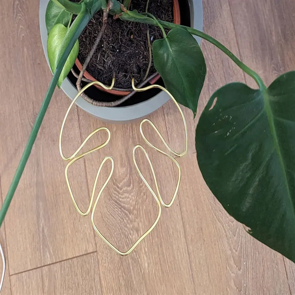 Monstera Shaped Plant Support Plant Stake for Small To Medium Houseplant