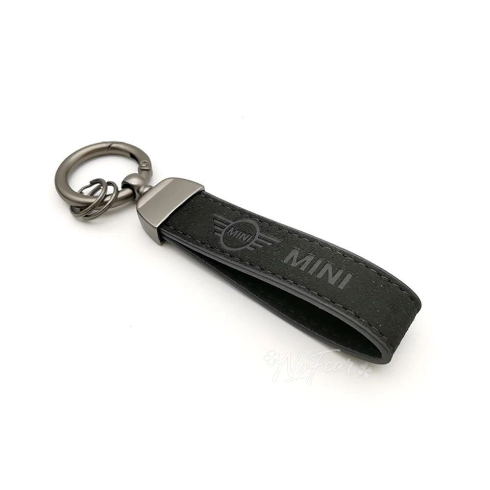 

Leather Car Keychain Keyring Emblem Key Holder Rings Pendant Gifts for Mini Cooper One JCW F54 F55 F56 F57 F60 R50 Auto stickers