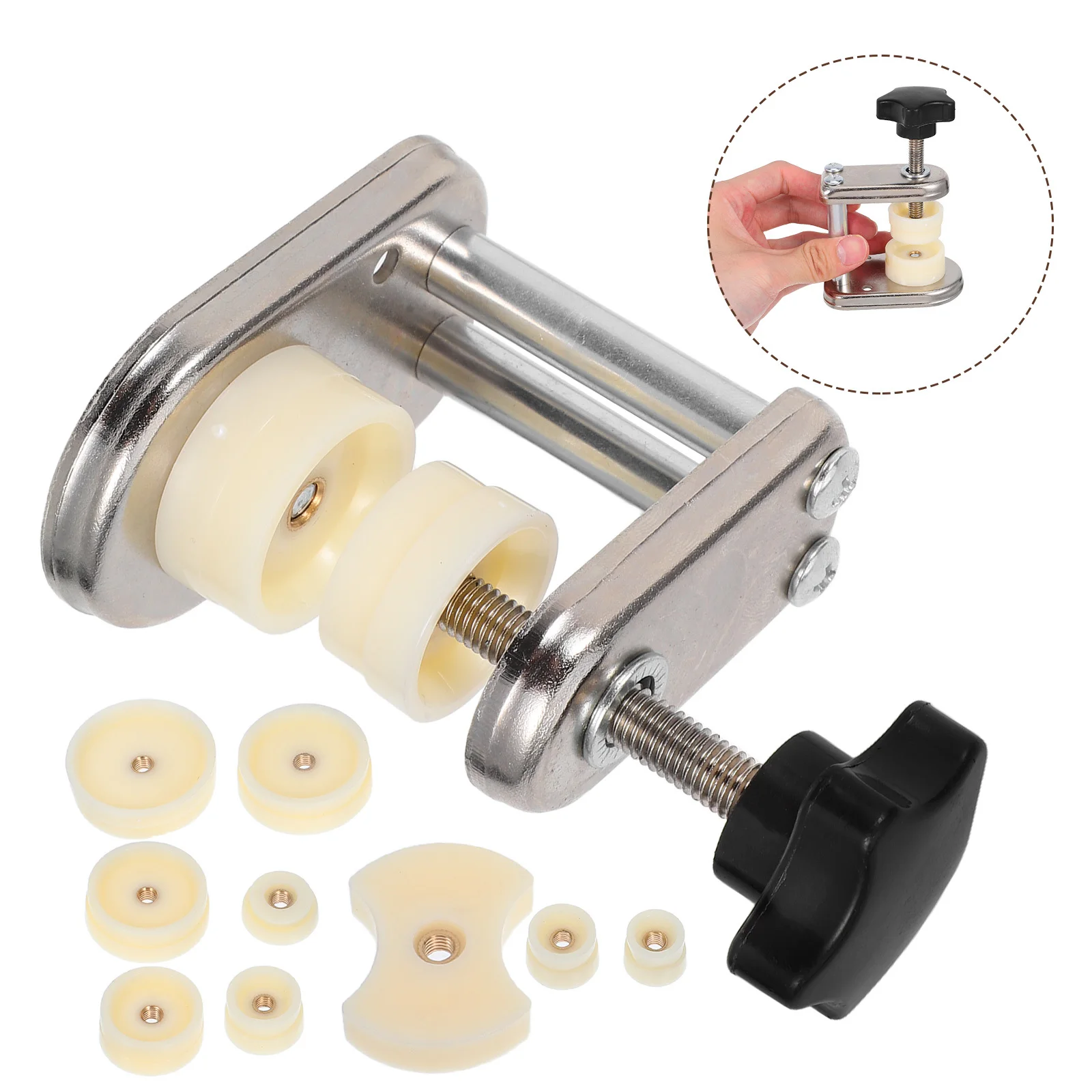 

Press Tool Set High Precision Back Closing Machine For Multiple Watch Sizes Durable Easy Operation Home Studio Repair Use Watch