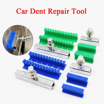 Car Dent Repair Tool Kit Auto Body Sheet Metal Paintless Bump Remover Pull Blue Green Label Set Pull No Trace Remover Hail Pits