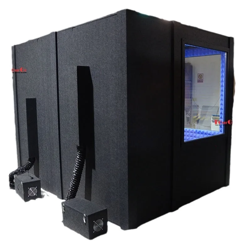 Cabine à prova de som de trabalho privado Hooqu Office Pod Gravação Isolamento Cabine de estúdio vocal à prova de som