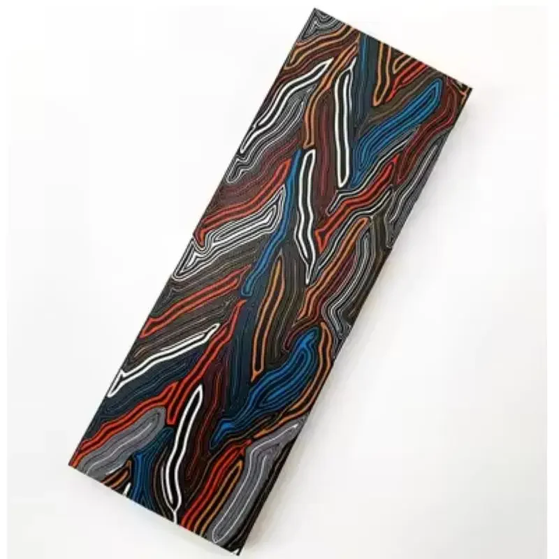 قطعة واحدة من ورقة نمط دمشق - ملحق لوحة 130 × 45 × 8 مم لمرصعات لوحة سماعة الرأس ومقبض السكين DIY