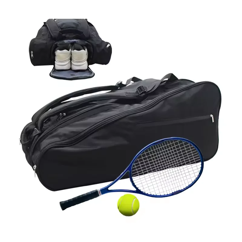 Custom Wholesale Waterproof Tennis Bag Sport Equipment Convertible Racquet Backpack With Shoes Badminton Bag