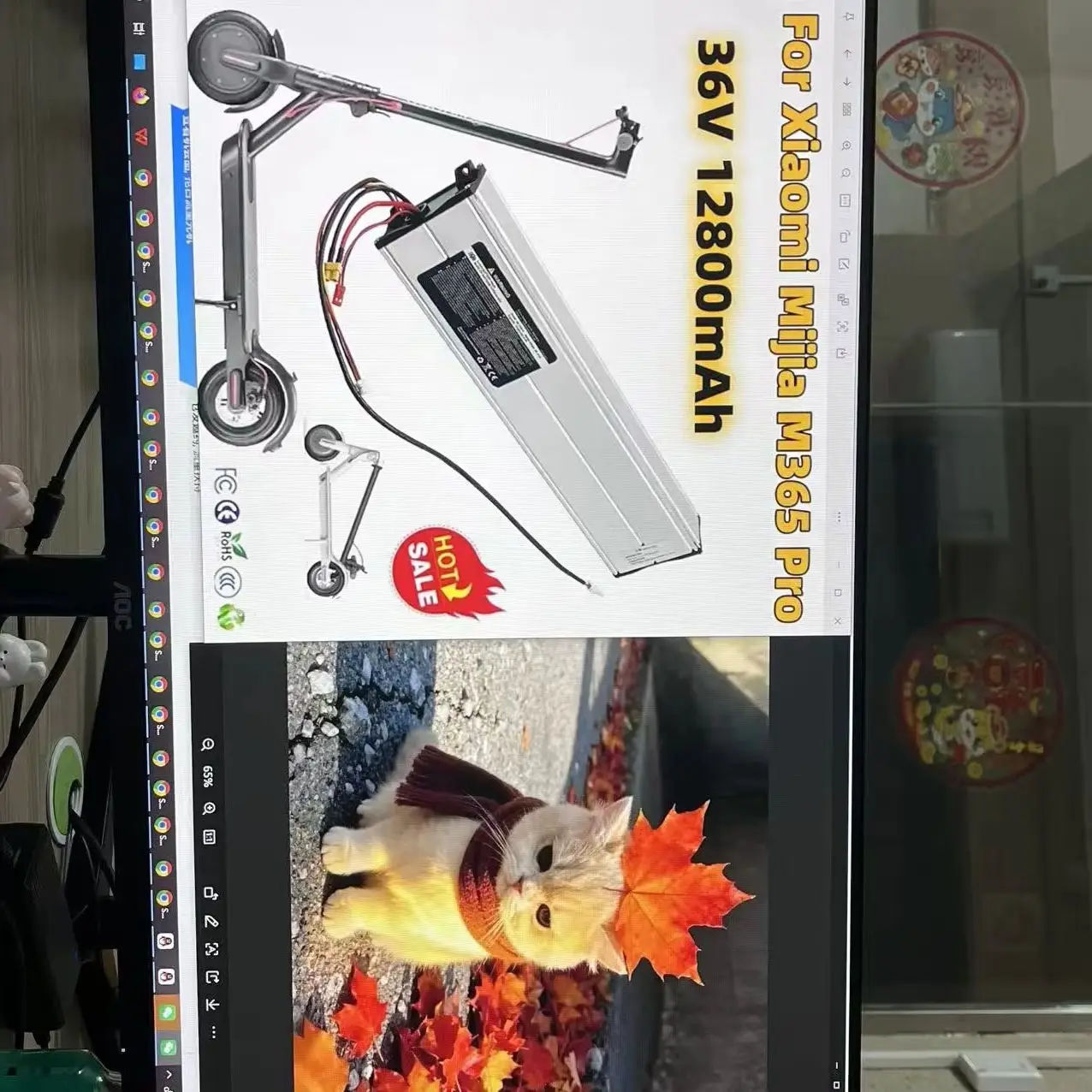 2026 36 فولت 12800 مللي أمبير لشاومي m365 برو سكوتر حزمة بطارية خاصة البطارية الأصلية