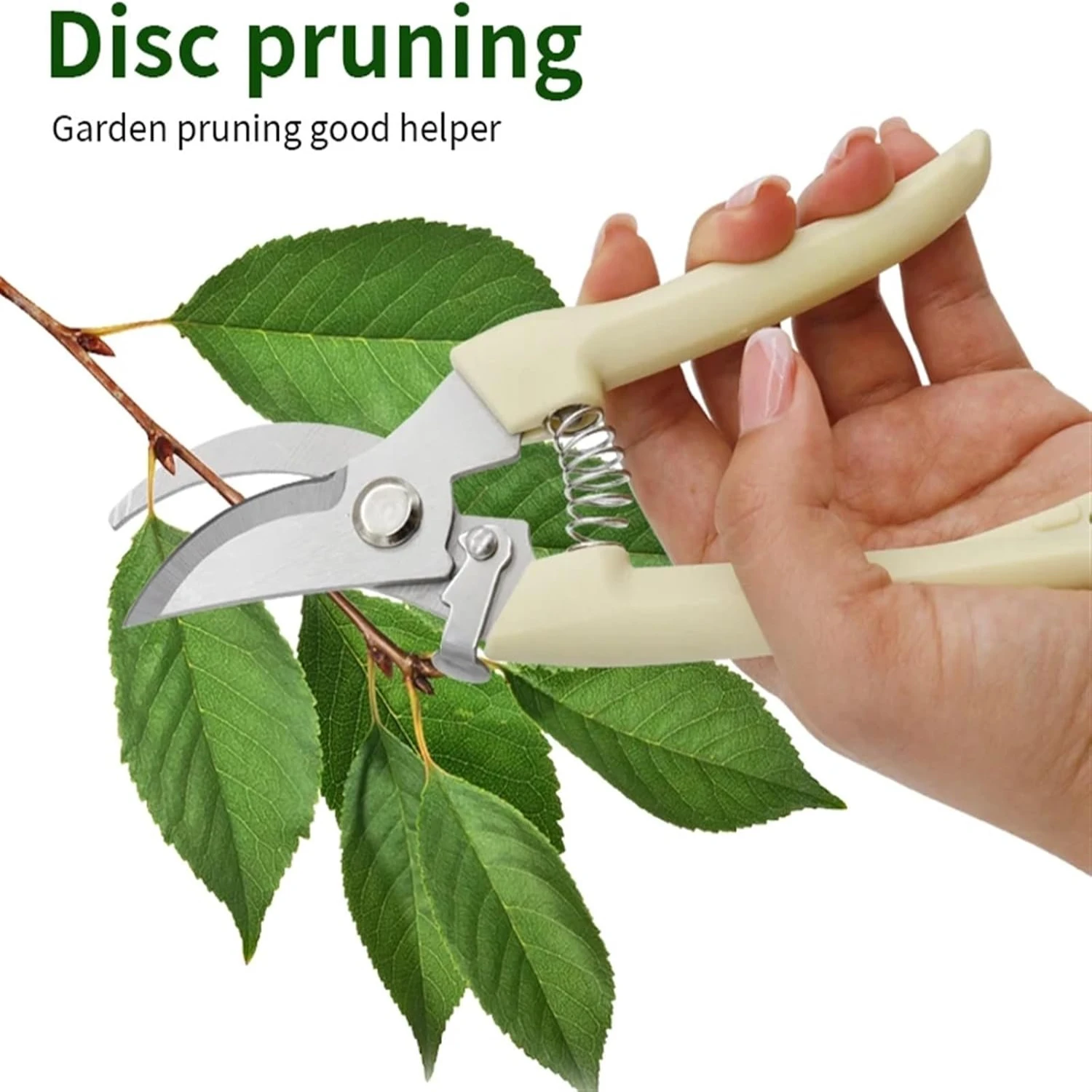 Premium Stainless Steel Pruning Shear Scissor for Grass - Ideal Hand Tools for Gardening - High-Quality Pruner Shears (Color A)