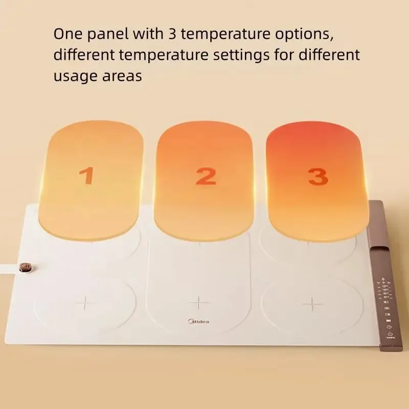 Midea Elektrische Voedselwarmer 66X40Cm Zachte Rol Opslag 250W 220V Opvouwbare Kookplaat Mok Warmer Verwarming Tafelmat Borden Verwarmend