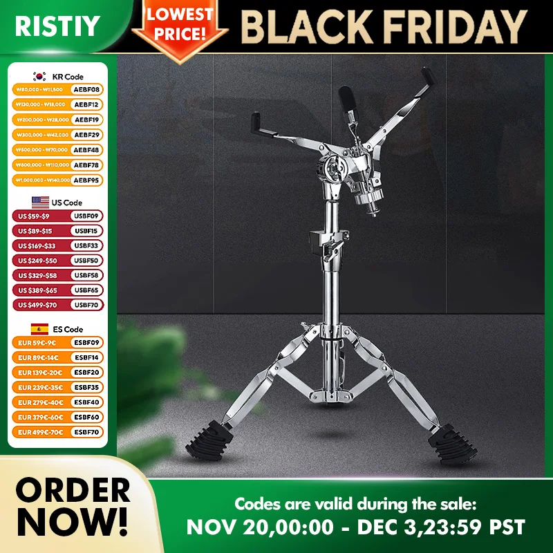 28 مللي متر أنبوب كمين طبل حامل ل 11 "-14" البكم طبل دعم الملحقات ارتفاع قابل للتعديل المهنية الجاز قوس تحميل قوي