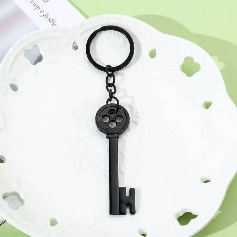 Coraline anime periférico misterioso porta chave colar pingente cosplay brinquedo na moda jóias nicho dos desenhos animados acessórios de moda presente