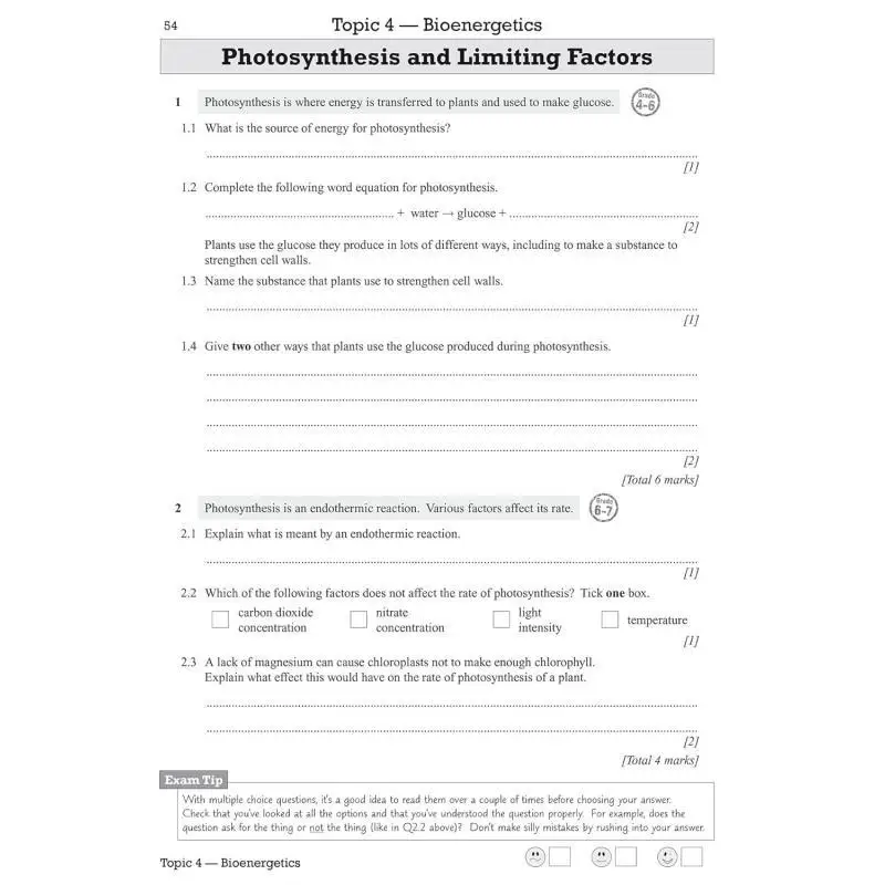 Livro de exercícios de prática de exame de biologia GCSE inclui respostas CGP LIBROS Publicações de grupo de coordenação 9781782945253 Livro