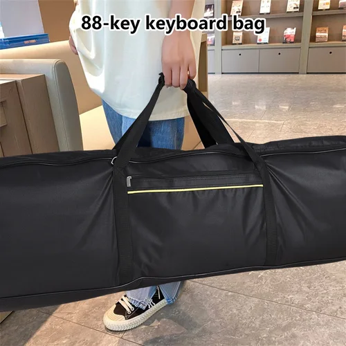 Imagen 2 del producto Bolsas de Piano Electrónico de 88 teclas, tela Oxford impermeable, bolso grueso, Maleta para teclado, accesorios para Piano Electrónico