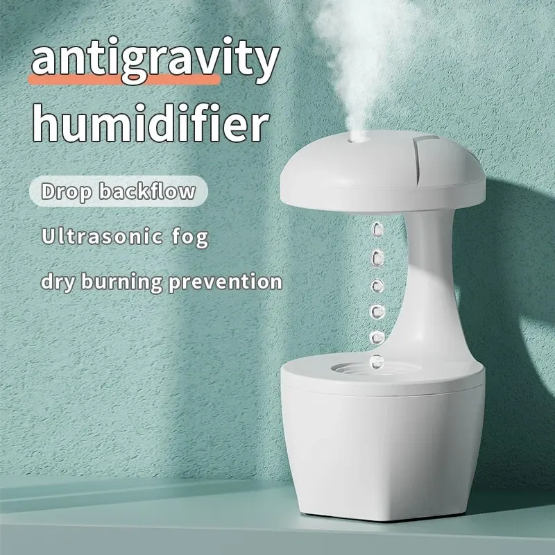 Anti-gravity Air Humidifier Mute Counter Current Humidifier Levitating Water Drops Cool Mist Maker Fogger Relieve Fatigue