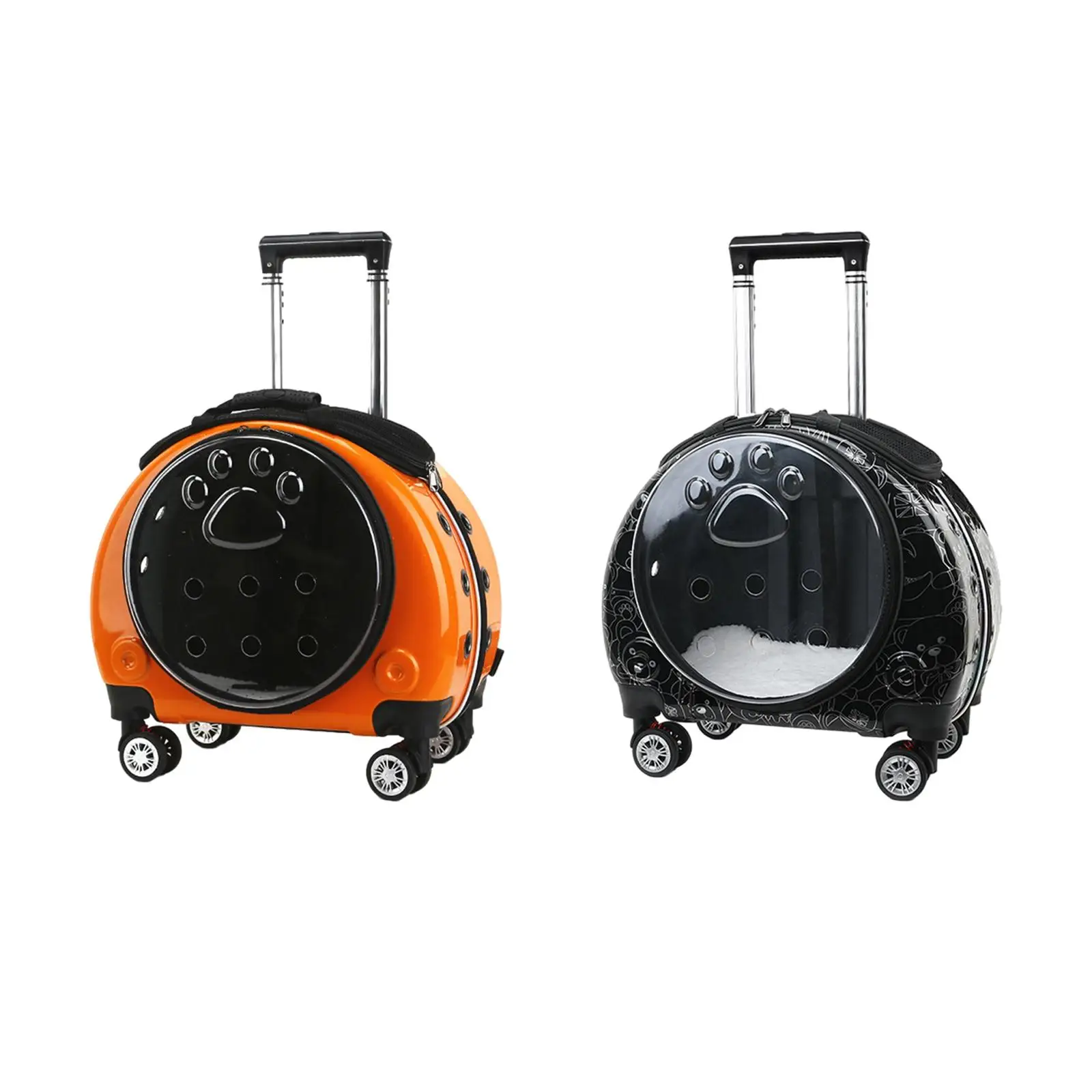 

Pet Trolley Case Breathable Cat Bag with Wheels Going Out Carrier