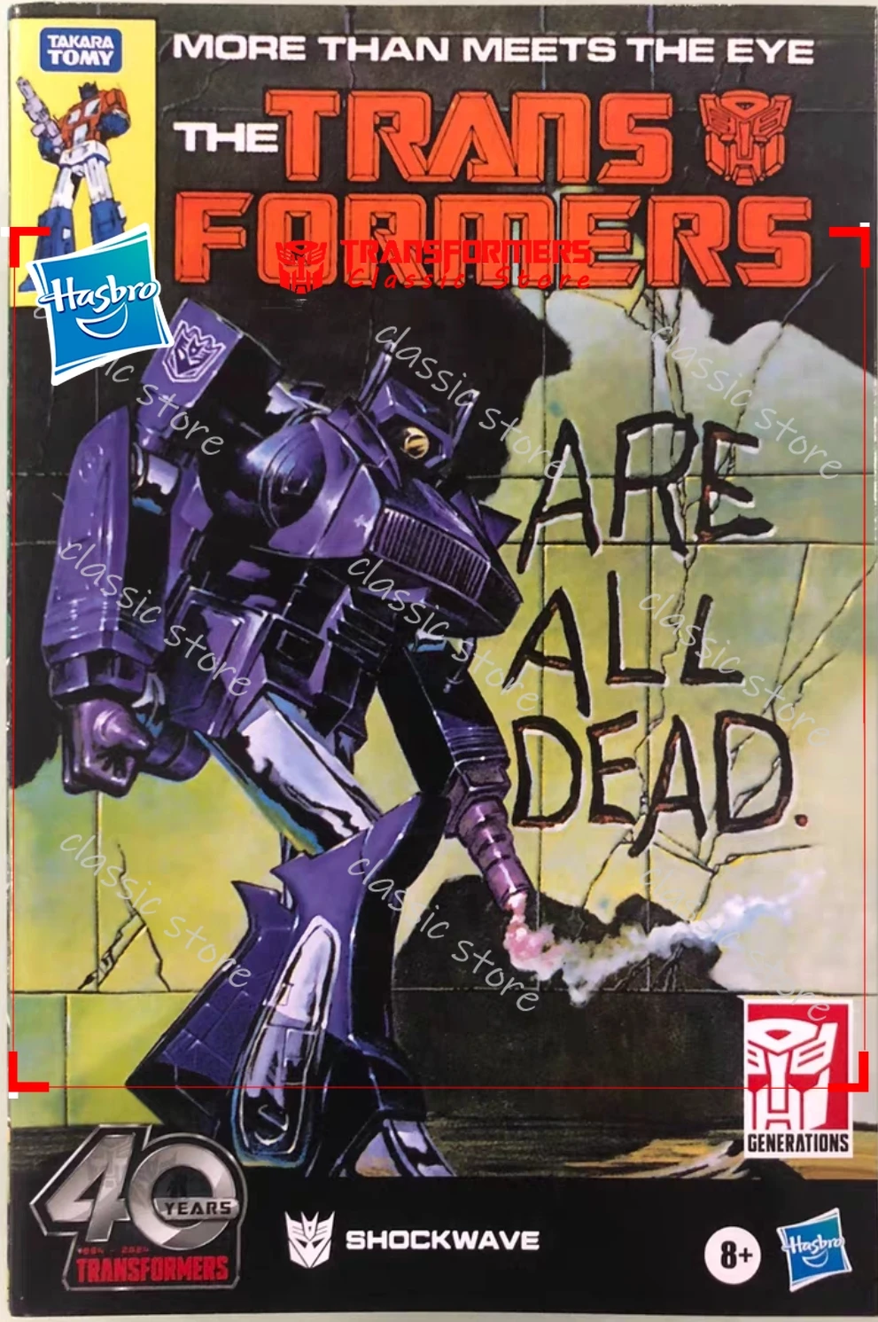 Auf Lager Classic Transformers Toys Generations Comic Edition Shockwave Cybertron Autobots Actionfiguren Sammlergeschenke