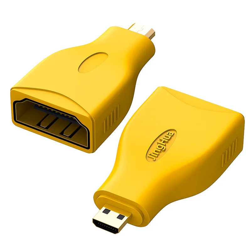 Micro HDMI Male to HDMI Female Adapter, for DSLR Camera Camcorder Monitor, Full HD Support