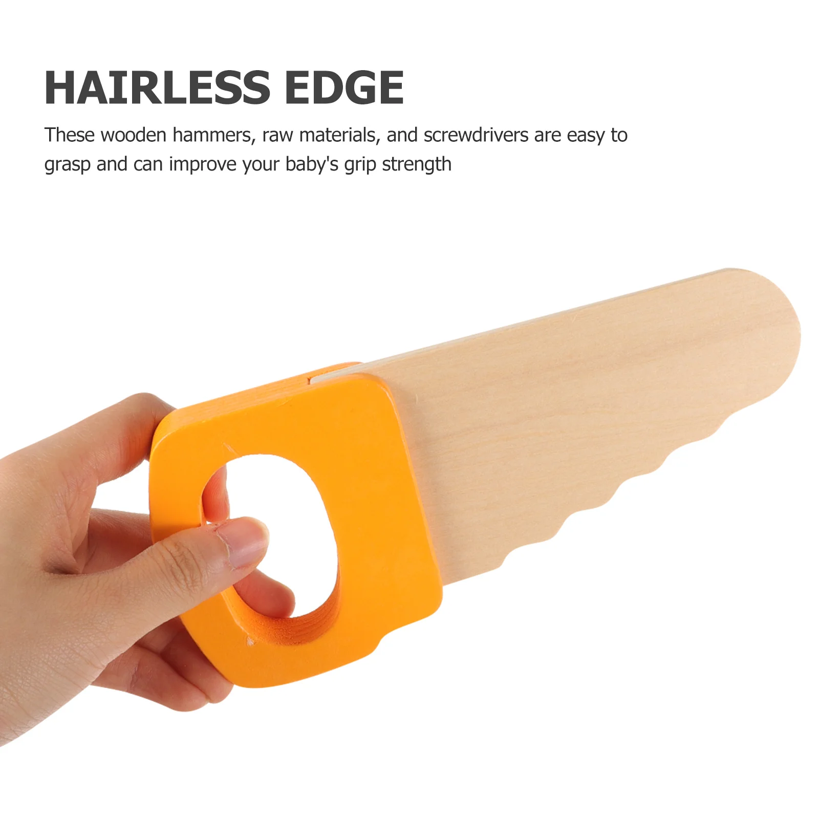 1Set Holz Werkzeug Kit Bau Pretend Spielen Simulation Hammer Säge Schraubendreher Premium Holz Material Sichere Griff Stärke