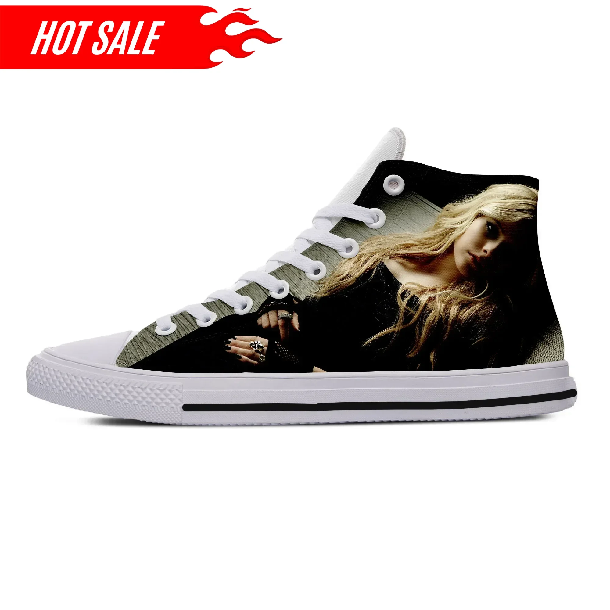 

Горячие и крутые летние модные высокие кроссовки Avril Lavigne для мужчин и женщин, повседневная обувь высокого качества, классические новейшие туфли для доски