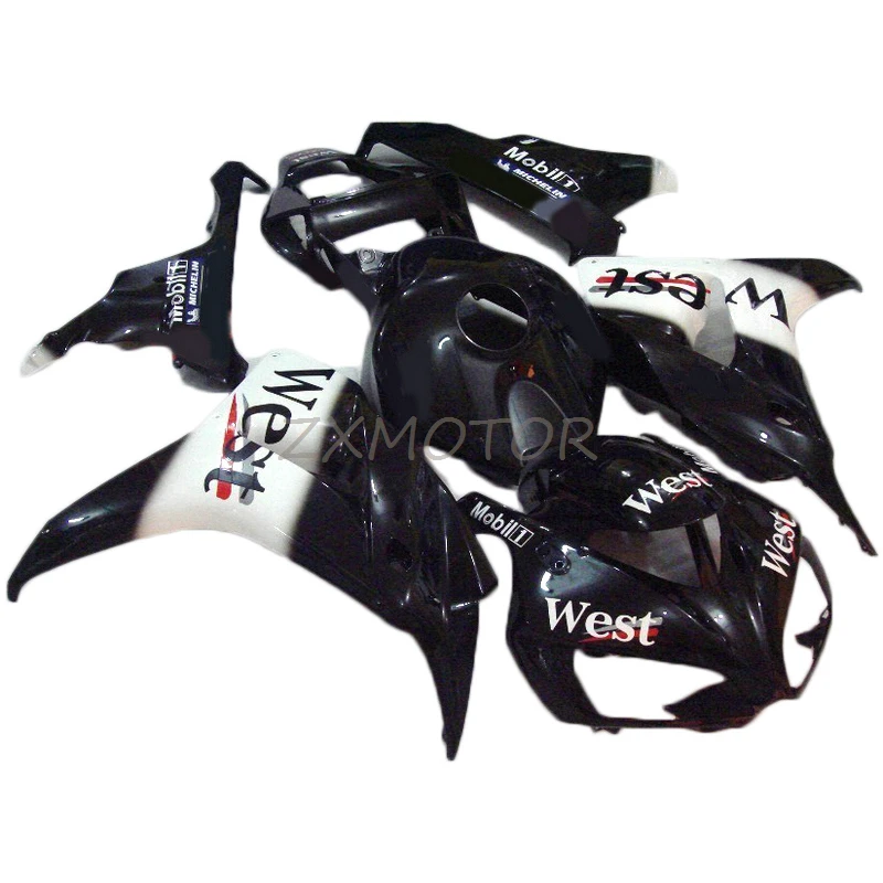 

Motorcycle Fairings Kit Fit For Honda CBR 1000RR CBR1000RR 2006 2007 06 07 Injection New ABS Plastic White Black fairing KO14