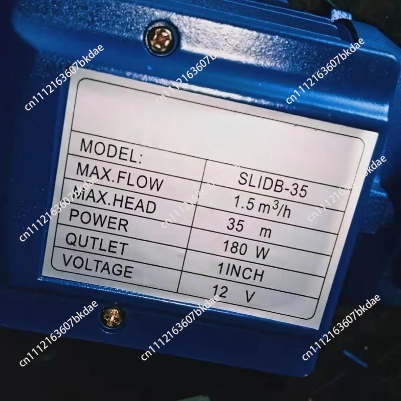 DC 12V 24V Water Brushed Motor Booster QB60 High-lift Large Flow Solar Battery Self-priming Pump