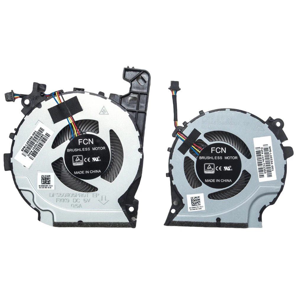 Ventilador de repuesto para CPU HP SPS-L20334-001 + Gpu, juego de ventiladores de refrigeración, SPS-L20335-001