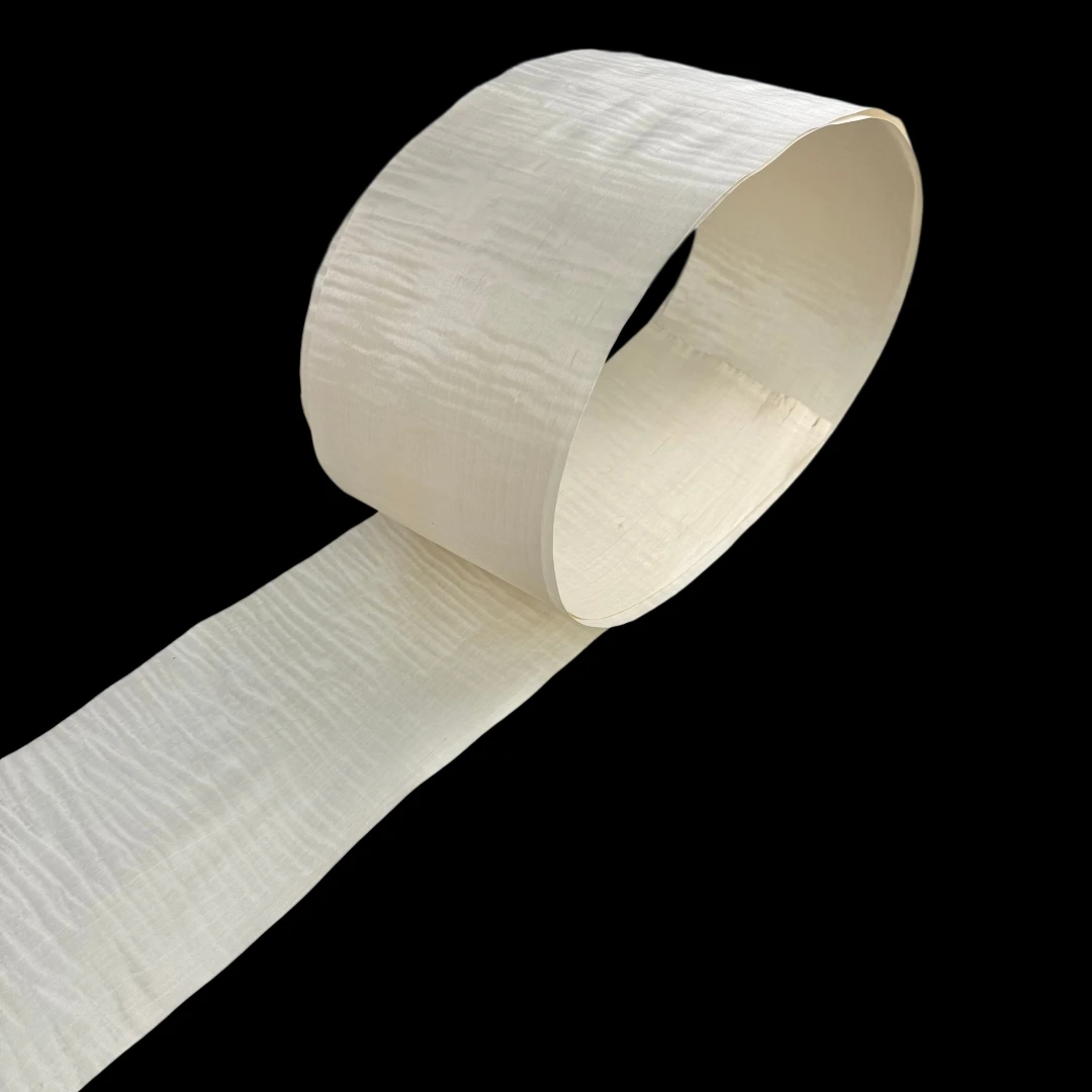 Natural Dyed Figured Maple Curly Veneer, 0.2mm Thick, Size 250x15cm for Furniture and Home Decor Wood Veneer
