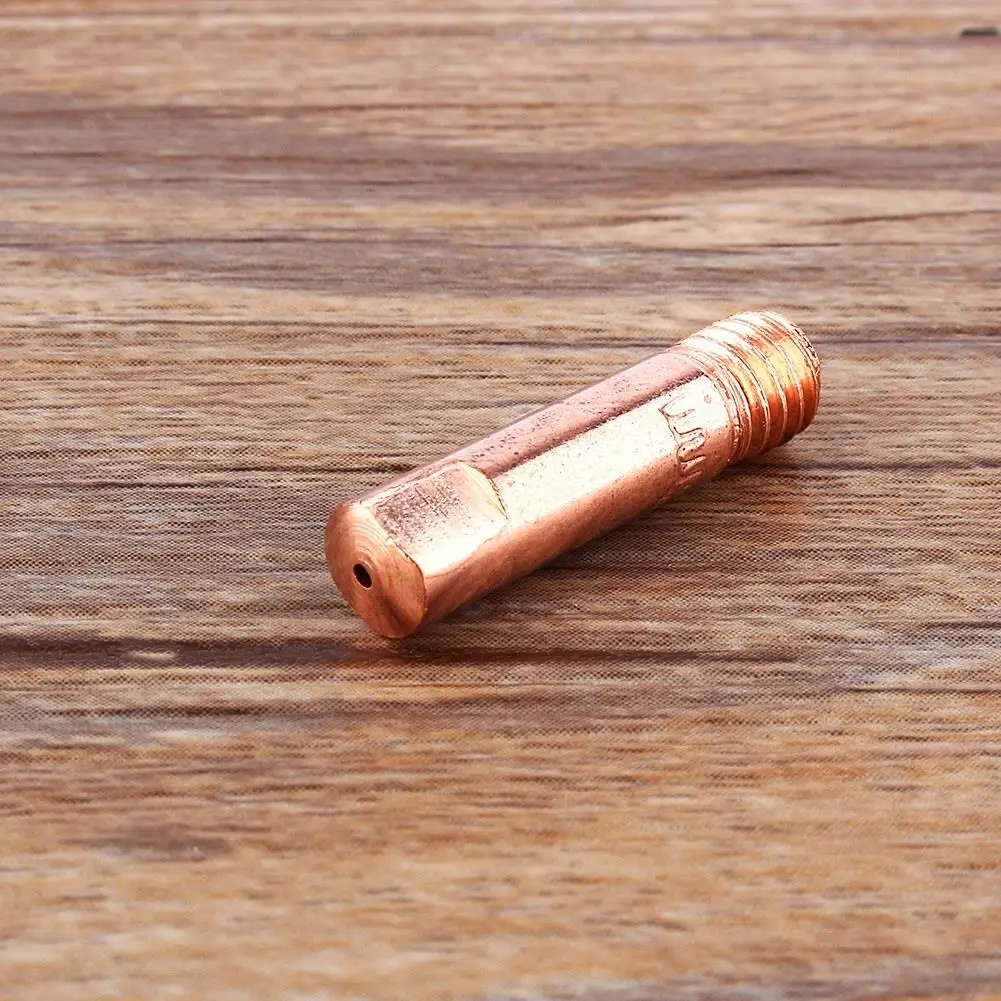 10Pcs 0.8mm MIG Welding Torch Contact Tips M6 Conductive Nozzle Holder for Metal Welding Tools