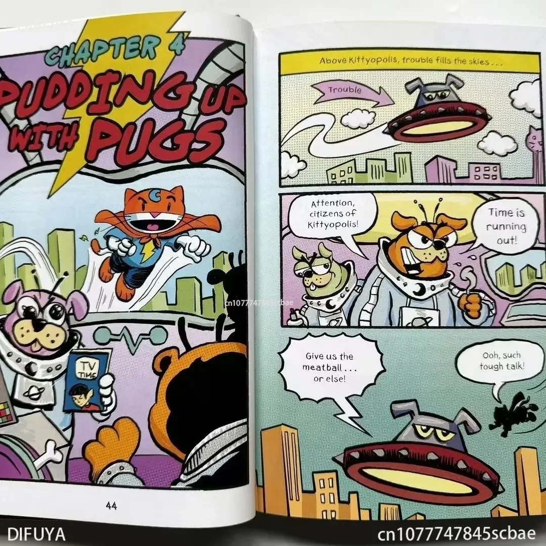 Max Meow 5 Volumes Hilarious Full Color Comic Max Cat, Full Color Comic Picture Book, Hardcover Edition EnglishEnglish Books