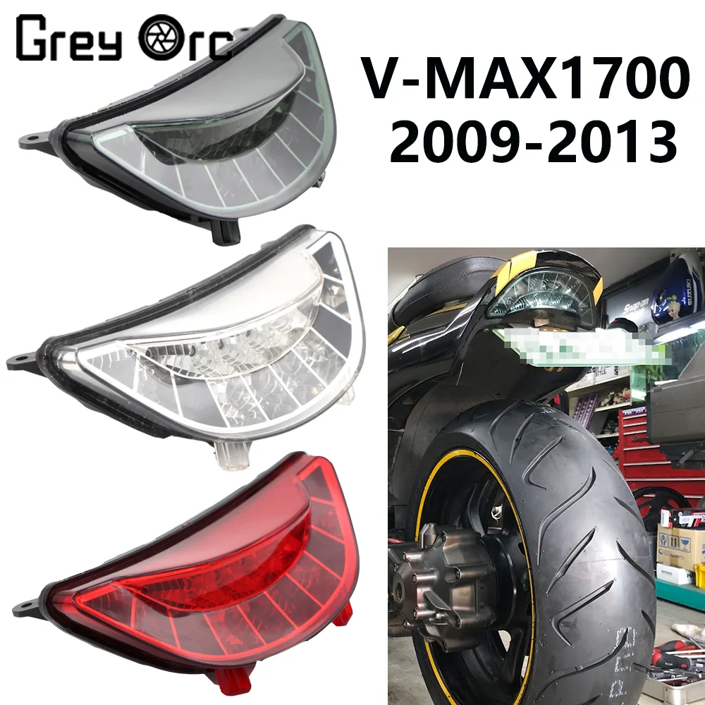 motorcycle LED Rear Taillight Turn Signal Light Integrated Brake Taillamp Lamp For Yamaha V-MAX1700 2009 2010 2011 2012 2013