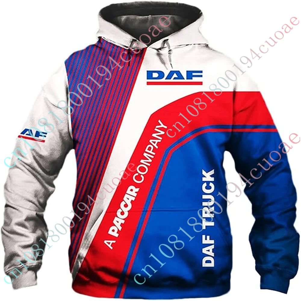 DAF Clothing Unisex Sweatshirt Harajuku Pullover Top Casual Oversize Zip Hoodies Anime Hoodies For Men Women Custom Logo