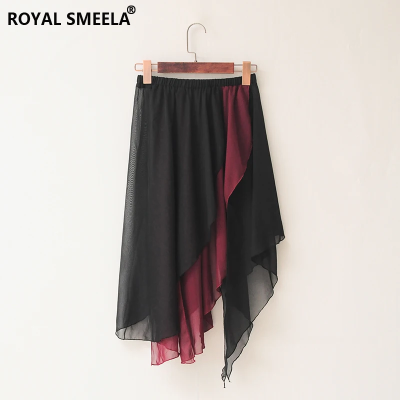 Women irregular ballet dance skirts chiffon ballerina skirts for women leotard skirts ballet dancing skirts adult  ballet skirt