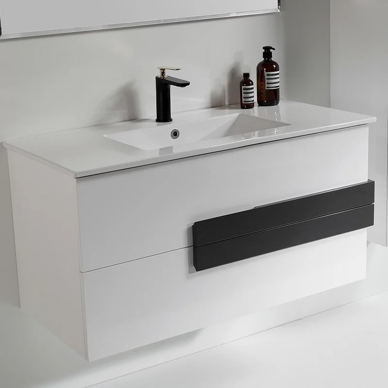 Good quality Italian bathroom vanity Modern Single sink wall bathroom cabinet Set bathroom vanity