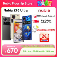 World Premiere Nubia Z70 Ultra Smartphone 5G Snapdragon 8 Elite 6.85 144Hz OLED Screen 6150 mAh Battery 64MP Camera Starry NightAndroid 15 NFC IP68 & 69 Global Version Telephone