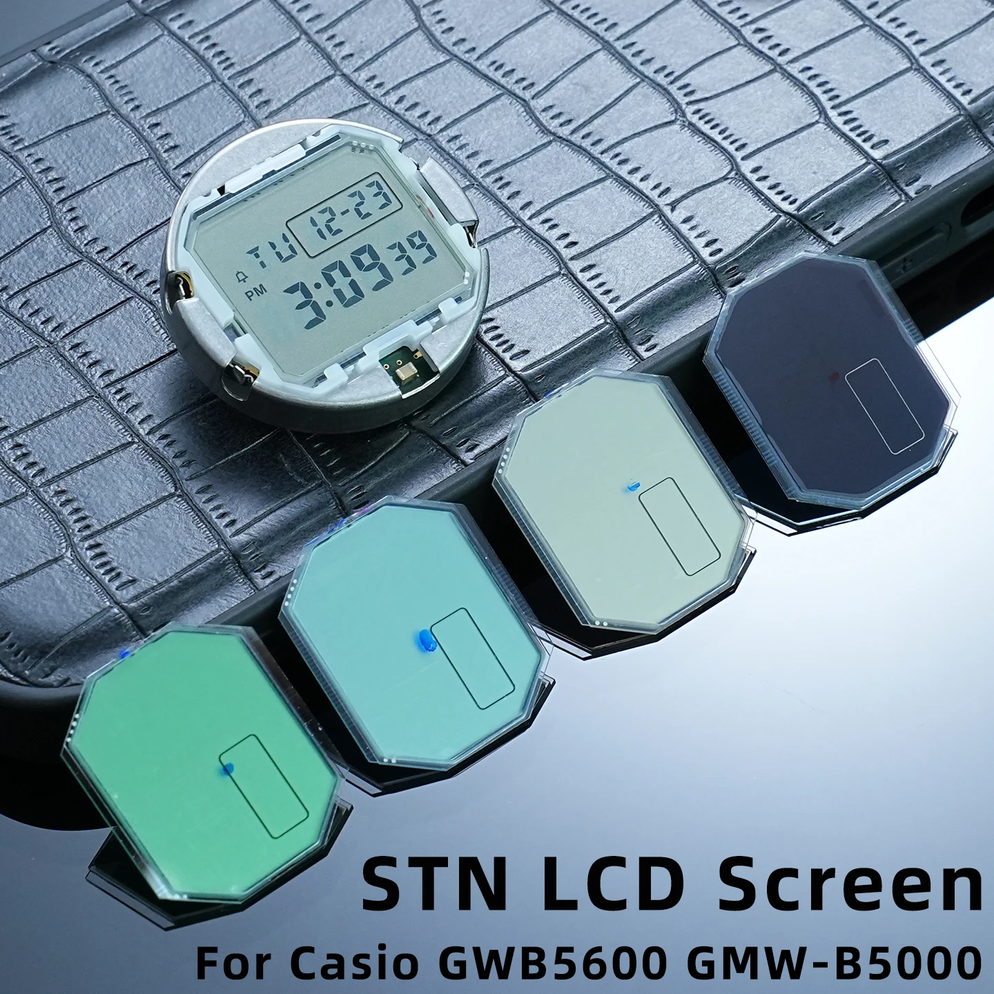 STN LCD Screen Mod for Casio GW-B5600 GMW-B5000 Watch High Contrast Display Replacement Screen Only Watch accessories