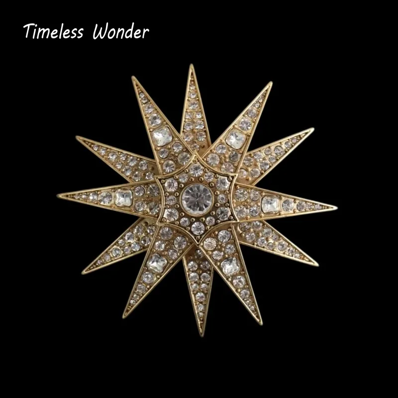 

Вечное чудо: Изысканные броши-гвоздики с цирконами в форме солнечных лучей для женщин, дизайнерские украшения, трендовые, милые, редкие, подарок невесте, модель 5283