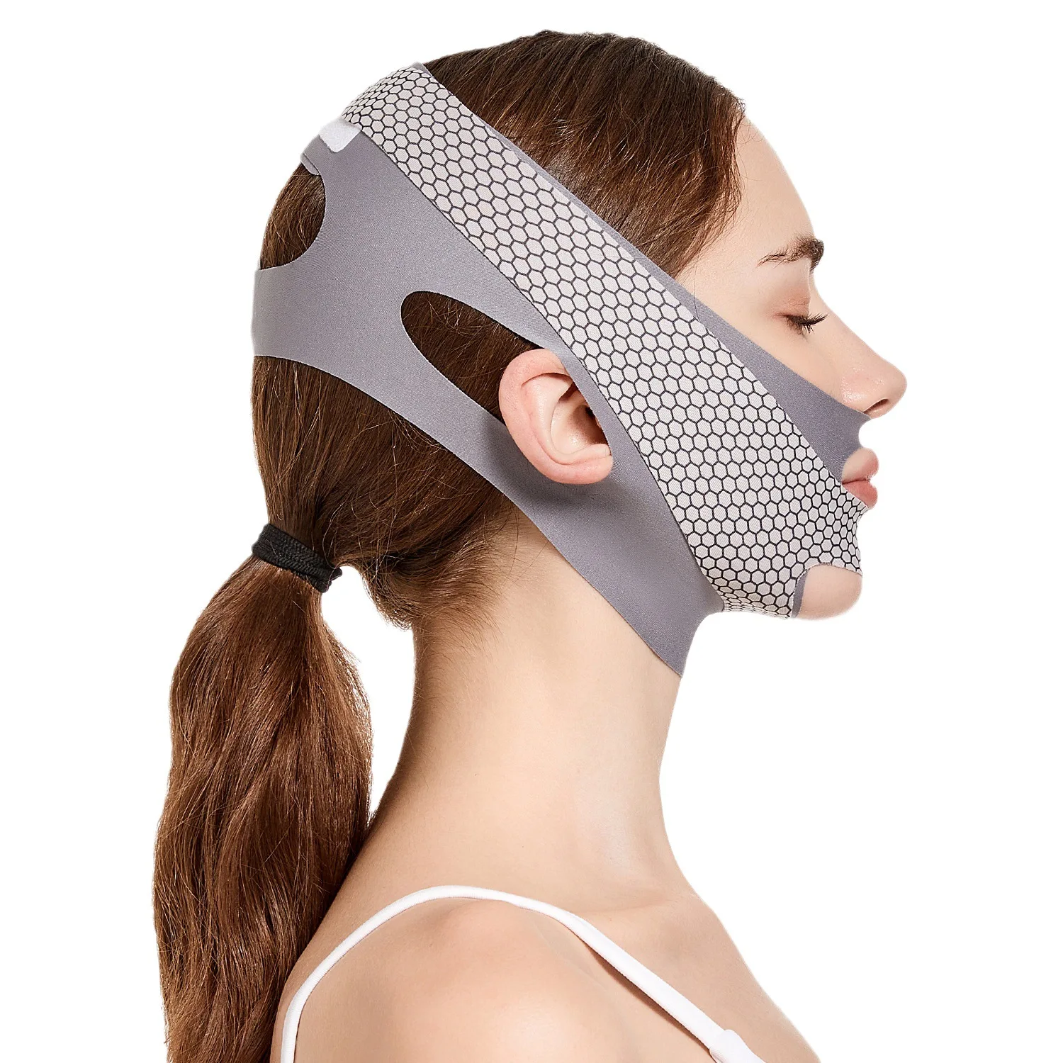 Face Slimming Bandage V Line Face Shaper Face Lifting Belt Anti Wrinkle Facial Massage Strap Double Chin Reducer Skin Care Tools