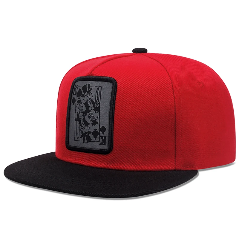 Nowe czapki z daszkiem Hip Hop dla mężczyzn Kobiety Snapback Karty do gry Regulowana czapka marki Trucker Wędkarstwo Czapki męskie Czapki taty