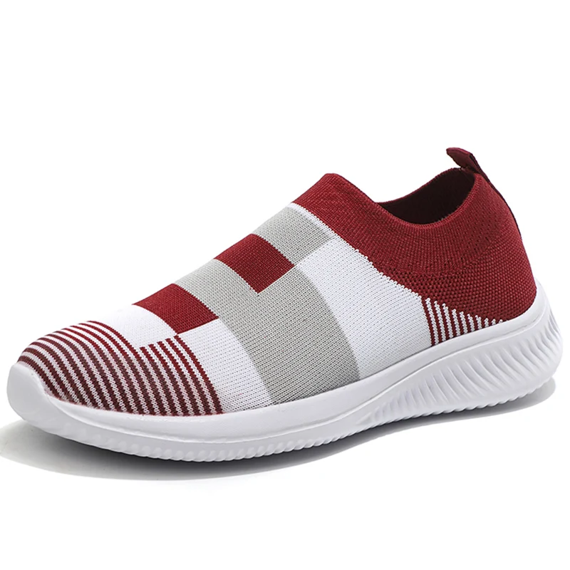 Women Sneakers Mixed Color Sports Shoes Women Breathable Casual Sneaker Sport Women Tennis Slip On Casual Shoes Zapatillas Mujer