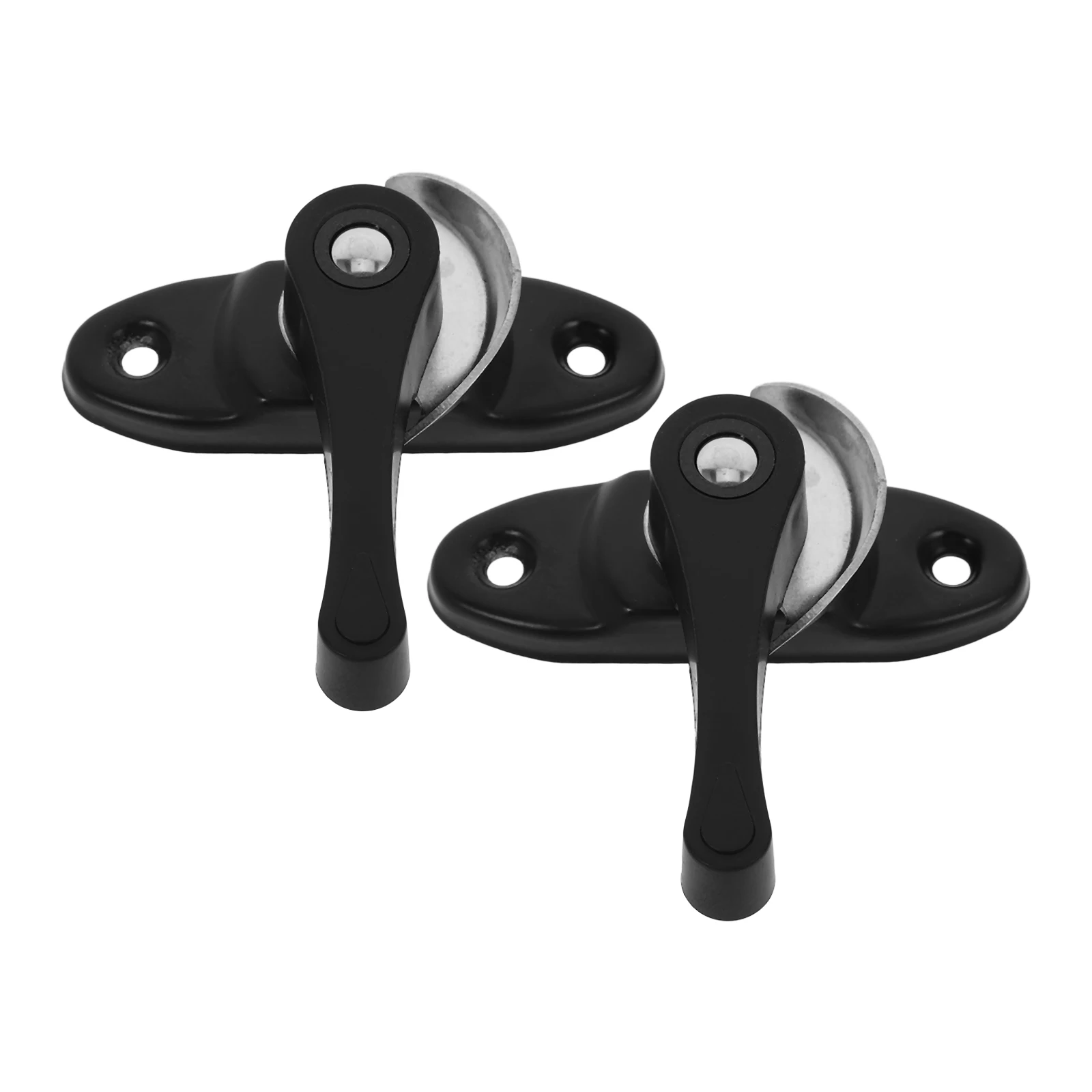 

2Sets Moon Lock for Window - Sturdy Sash Lock for Sliding Windows Security Child Proof Safety Latch Replacement Parts