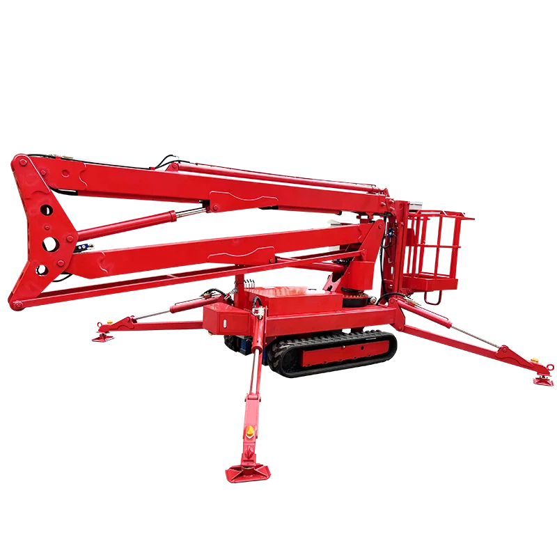 10-22M All Terrain Spider Articulated Crawler Boom Lift Aerial Work Tracked Chassis Electric Hydraulic Telescoping Lift