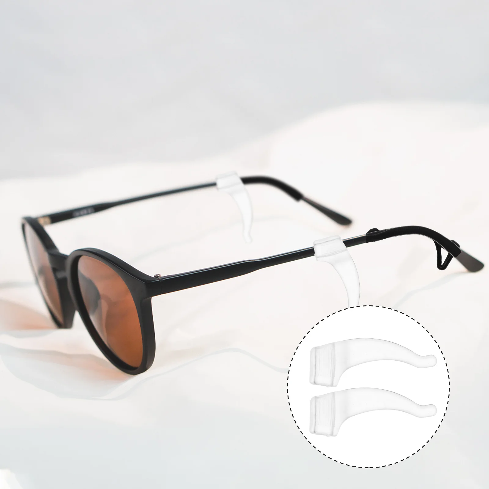 

Antiskid Eyeglass Ear Pads 3Cm Transparent Silicone Comfortable Non-Slip For Running Sports Eyewear Accessories