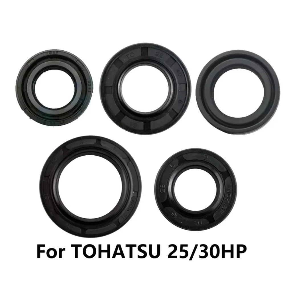 

346 Ремкомплект сальника для Tohatsu 25 л.с. 30 л.с. Уплотнения вала подвесного двигателя Уплотнения коленчатого вала 126-00121 346-60111 346-00122 346-012