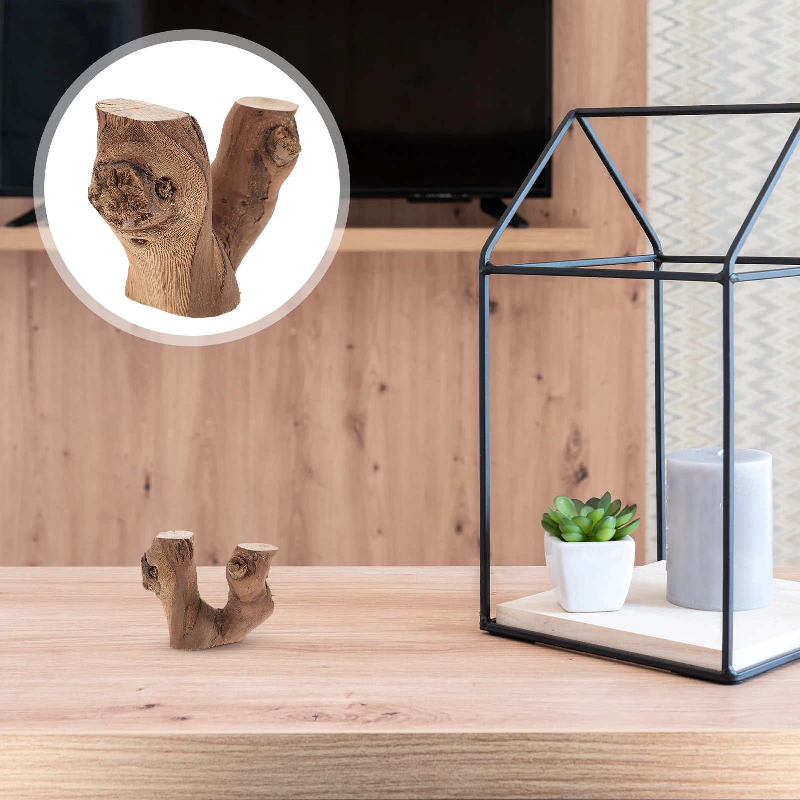 

1pc Natural Landscaping Branch Dry Vine For Home Decoration Diy Landscaping Supplies Climbing Pet Rattan Decor