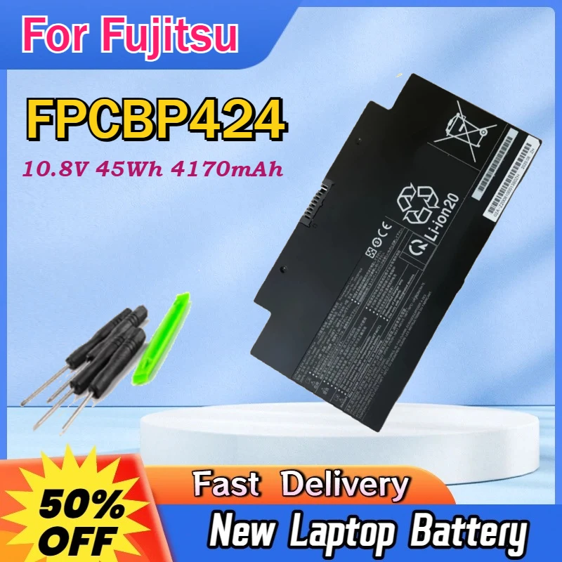 Newly Released 10.8V 45Wh 4170mAh FPCBP424 Laptop Battery For Fujitsu LifeBook AH77 AH77/S AH77/M AH556 FMVNBP233 CP70053801