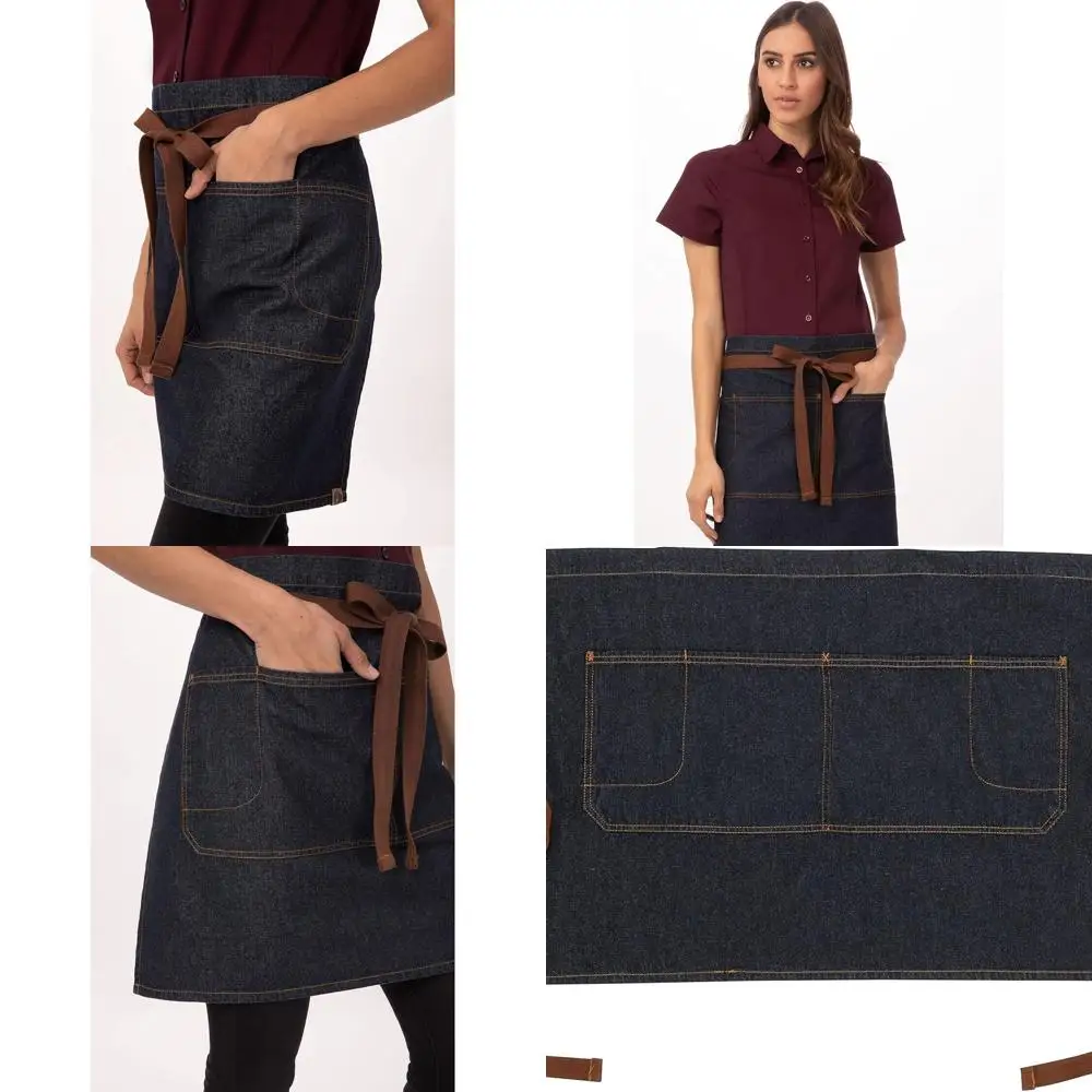 

Фартук-бистро унисекс в стиле Мемфис от шеф-повара